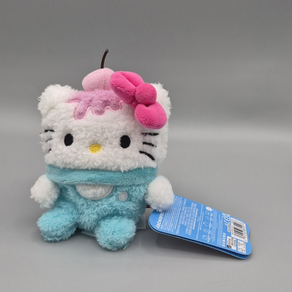 NEW,‎ BUM BUMZ HELLO KITTY AND FRIENDS HELLO KITTY SUNDAE 5" Plush